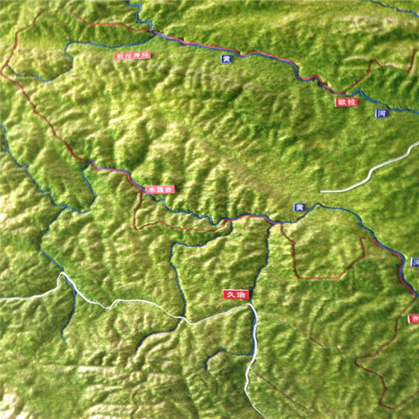 精度地形地貌宣傳